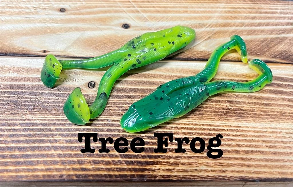 1) D&J Lures 1/2 Oz. Custom Frog Buzzbait (Bullfrog) Bass Fishing
