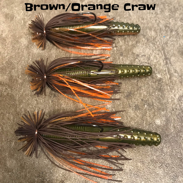 brown turd fishing lure Skirted Ned Turds – On the Spot Baits